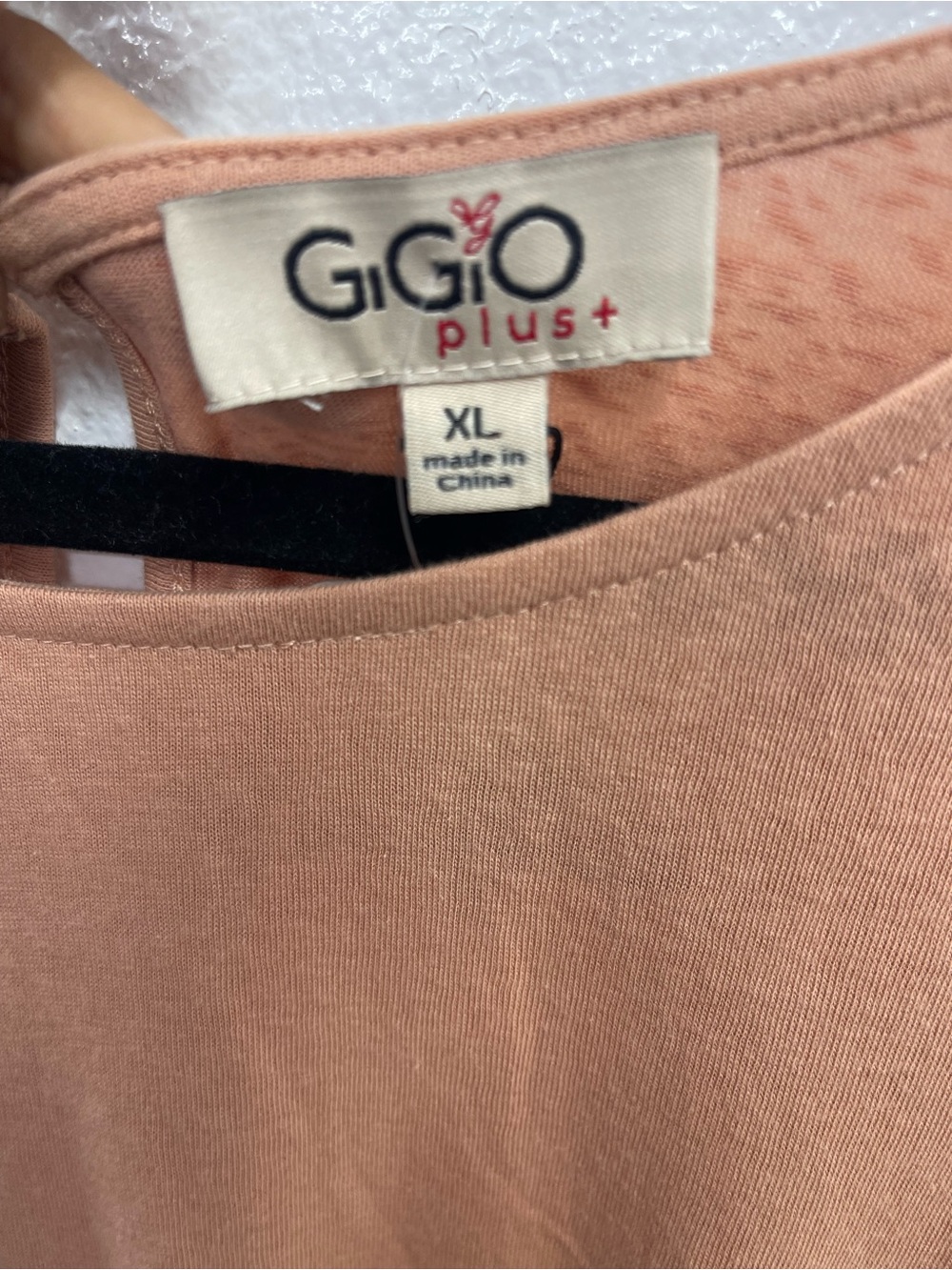 GIGIO Rust Floral Ruffle-Hem Tunic Top - Women - Picture 2 of 5